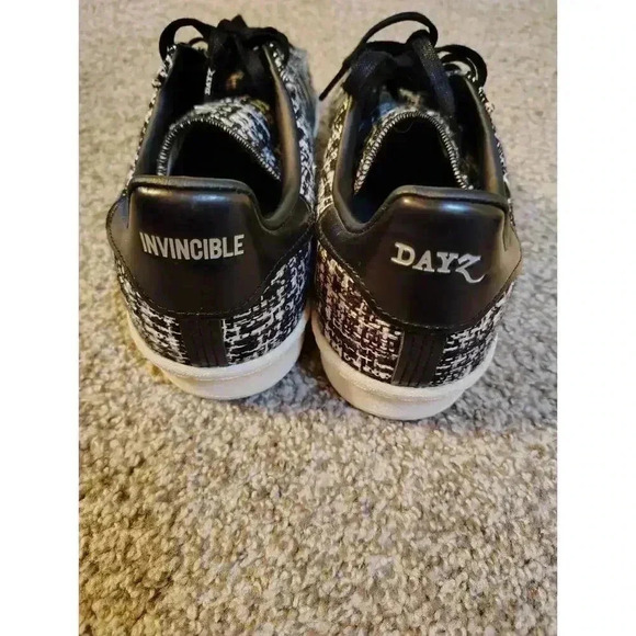 Men's Size 11.5 - Adidas Campus Inv x DayZ Shoes. Black White Plaid - Picture 3 of 9